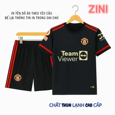 Áo Bóng Đá MŨ ĐEN - In Tên Số Áo - Giá Sỉ Lẻ 99000đ - Vải Thun Lạnh Cao Cấp 2