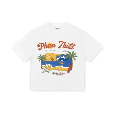 Áo Boxy Du Lịch Unisex Cotton 2 Chiều Thoáng Mát - Giảm 15% Chỉ 185.500đ 4