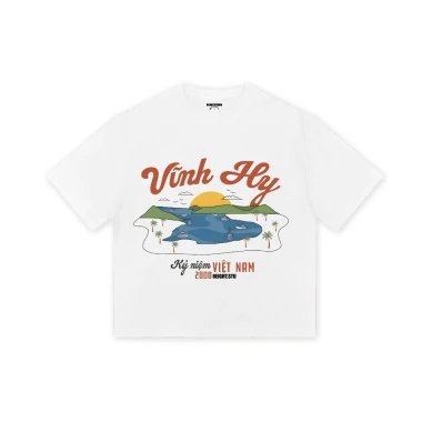 Áo Boxy Du Lịch Unisex Cotton 2 Chiều Thoáng Mát - Giảm 15% Chỉ 185.500đ 5