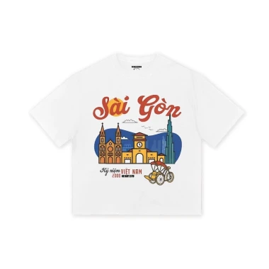Áo Boxy Du Lịch Unisex Cotton 2 Chiều Thoáng Mát - Giảm 15% Chỉ 185.500đ 8