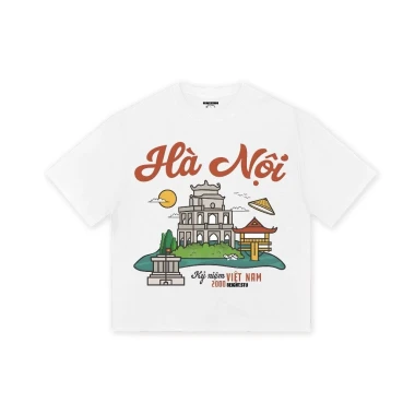 Áo Boxy Du Lịch Unisex Cotton 2 Chiều Thoáng Mát - Giảm 15% Chỉ 185.500đ 9