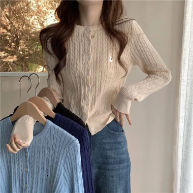 Áo Cardigan Len Thêu Thỏ Hàn Quốc Nữ Siêu Xinh - Khuyến Mãi 202k 3 Áo Cardigan Len Thêu Thỏ Hàn Quốc Nữ Siêu Xinh - Khuyến Mãi 202k 3