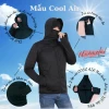 Áo Chống Nắng 2 Lớp Nam Nữ Thế Hệ Mới Mũ Có Lưới Che Chán Chất Liệu Cool Air Mát Lạnh Chống Nắng Ngừa Tia UV Hiệu Quả Ch