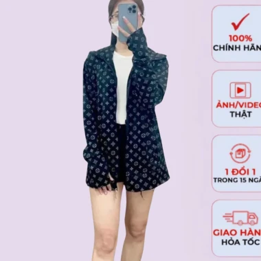 Áo chống nắng dập vân dày dặn cao cấp cho nam nữ, vải Umi co dãn 4 chiều, giá 39.530 3