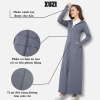 Áo chống nắng nữ 2 lớp toàn thân dáng dài, áo choàng vải kim cương thông hơi cao cấp XUZI 151.800 3