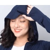 Áo chống nắng nữ 2 lớp toàn thân dáng dài, áo choàng vải kim cương thông hơi cao cấp XUZI 151.800 6