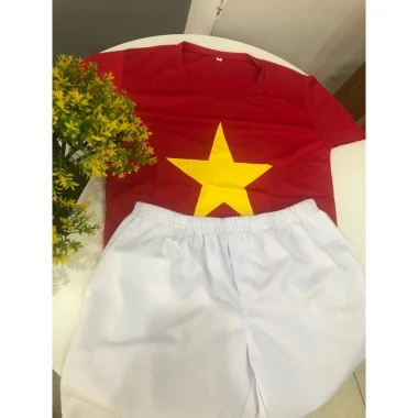Áo Cờ Đỏ Sao Vàng Cho Bé Múa Giá Cực Sỉ 35K Bộ Quần Váy Đầy Đủ Size Chất Đẹp 11 Áo Cờ Đỏ Sao Vàng Cho Bé Múa Giá Cực Sỉ 35K Bộ Quần Váy Đầy Đủ Size Chất Đẹp 11