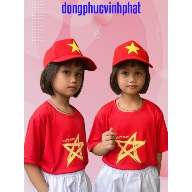 Áo Cờ Đỏ Sao Vàng Cho Bé Múa Giá Cực Sỉ 35K Bộ Quần Váy Đầy Đủ Size Chất Đẹp 13 Áo Cờ Đỏ Sao Vàng Cho Bé Múa Giá Cực Sỉ 35K Bộ Quần Váy Đầy Đủ Size Chất Đẹp 13