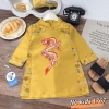 Áo dài bé trai thêu rồng tinh xảo, áo tết Năm Thìn 2.024 – Giá ưu đãi 150.000 4