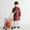 Áo dài bé trai vải gấm loang ép keo - size 1‑13 tuổi, không kèm quần, giảm giá 22%