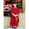 Áo dài bé và mẹ lẻ size Tết siêu dễ thương, giảm giá 89k, thời trang gia đình 3