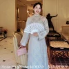 Áo dài cách tân BÍCH CHI lụa gấm cao cấp Tết 2.026 - Giảm còn 389k 4