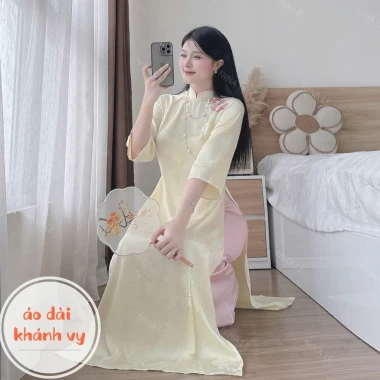 Áo dài cách tân gấm hồ điệp Tết 2.026 - Giảm giá 279.000đ chỉ từ 362.700đ 3 Áo dài cách tân gấm hồ điệp Tết 2.026 - Giảm giá 279.000đ chỉ từ 362.700đ 3