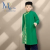Áo Dài nam bé trai cách tân vải gấm cao cấp hoạ tiết rồng vàng, giá ưu đãi 235.000 cho Tết 3