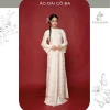 Áo Dài Nữ Truyền Thống Tiểu Vũ Tay Loe Trẻ Trung - Áo Dài Cô Ba Giá Rẻ 369k 4