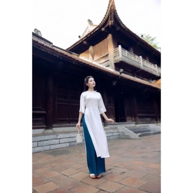 Áo Dài Tết 2.026 Gấm sang chảnh, dáng suông, phong cách cô ba hiện đại Sài Gòn - Giá ưu đãi 129.000