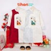Áo Dài Tết Bé Trai TIHON Gấm Họa Tiết Nổi Thêu Hạc Phối Màu Sang Trọng 450,000