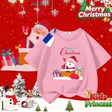 Áo Giáng Sinh Trẻ Em T-shirt Đội Nhóm Giá CỰC SỐC - Đỏ Đẹp 2026 chỉ 49k, COD HCM 5 Áo Giáng Sinh Trẻ Em T-shirt Đội Nhóm Giá CỰC SỐC - Đỏ Đẹp 2026 chỉ 49k, COD HCM 5