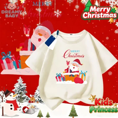 Áo Giáng Sinh Trẻ Em T-shirt Đội Nhóm Giá CỰC SỐC - Đỏ Đẹp 2026 chỉ 49k, COD HCM 6 Áo Giáng Sinh Trẻ Em T-shirt Đội Nhóm Giá CỰC SỐC - Đỏ Đẹp 2026 chỉ 49k, COD HCM 6