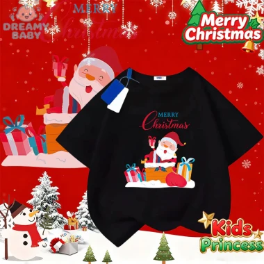 Áo Giáng Sinh Trẻ Em T-shirt Đội Nhóm Giá CỰC SỐC - Đỏ Đẹp 2026 chỉ 49k, COD HCM 12 Áo Giáng Sinh Trẻ Em T-shirt Đội Nhóm Giá CỰC SỐC - Đỏ Đẹp 2026 chỉ 49k, COD HCM 12