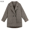Áo khoác blazer len dáng rộng phong cách Hàn Quốc – thời trang thu đông 2.022 giá ưu đãi 5
