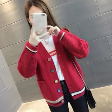 Áo Khoác Cardigan Nữ Hàn Quốc Cổ V Dáng Ngắn Giá Shock 150k 8 Áo Khoác Cardigan Nữ Hàn Quốc Cổ V Dáng Ngắn Giá Shock 150k 8