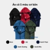 Áo khoác gió nam nữ 2 lớp lót lưới cao cấp thể thao chống nước có mũ thời trang chống tia UV KG9a 2