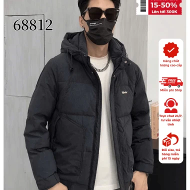 Áo khoác phao nam quảng châu cao cấp trần bông siêu nhẹ siêu ấm Hàng Loại 1 Menson MD5-68812 Áo phao nam big size 2025 4