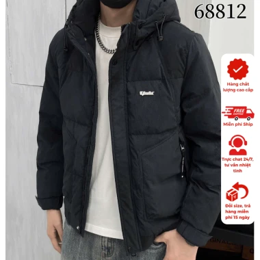 Áo khoác phao nam quảng châu cao cấp trần bông siêu nhẹ siêu ấm Hàng Loại 1 Menson MD5-68812 Áo phao nam big size 2025 10