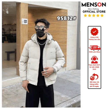 Áo khoác phao nam quảng châu cao cấp trần bông siêu nhẹ siêu ấm Hàng Loại 1 Menson MD5-68812 Áo phao nam big size 2025 21