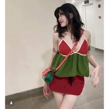 Áo Len Dưa Hấu Tay Dài Thủ Công Mút Tiện Dụng Cho Nữ Giá Cực Sốc Chỉ 400k 4 Áo Len Dưa Hấu Tay Dài Thủ Công Mút Tiện Dụng Cho Nữ Giá Cực Sốc Chỉ 400k 4