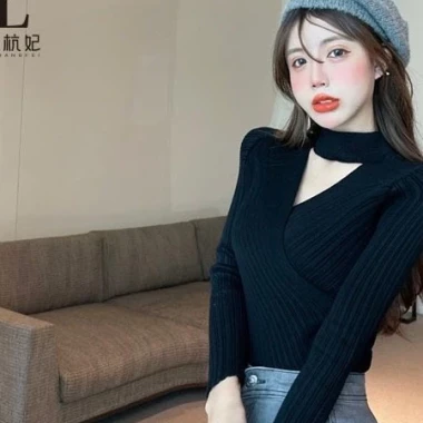 Áo Len Nữ Vạt Chéo Ngực Dài Tay Quảng Châu - Len Đũa Cao Cấp Giảm Giá CỰC SỐC 109k 4 Áo Len Nữ Vạt Chéo Ngực Dài Tay Quảng Châu - Len Đũa Cao Cấp Giảm Giá CỰC SỐC 109k 4