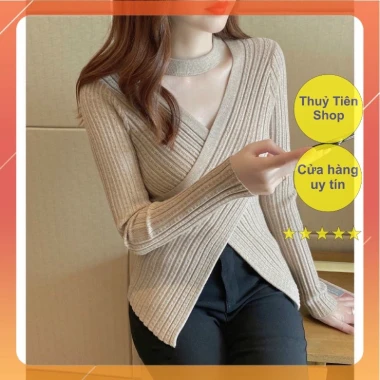 Áo Len Nữ Vạt Chéo Ngực Dài Tay Quảng Châu - Len Đũa Cao Cấp Giảm Giá CỰC SỐC 109k 8 Áo Len Nữ Vạt Chéo Ngực Dài Tay Quảng Châu - Len Đũa Cao Cấp Giảm Giá CỰC SỐC 109k 8