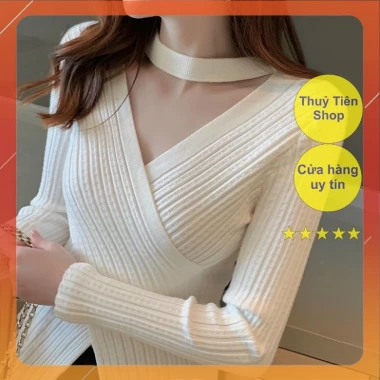 Áo Len Nữ Vạt Chéo Ngực Dài Tay Quảng Châu - Len Đũa Cao Cấp Giảm Giá CỰC SỐC 109k 12 Áo Len Nữ Vạt Chéo Ngực Dài Tay Quảng Châu - Len Đũa Cao Cấp Giảm Giá CỰC SỐC 109k 12