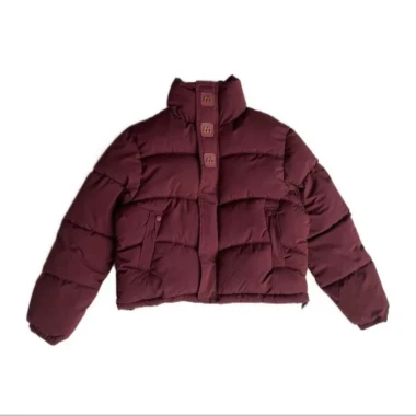 Áo Phao Béo Nữ Croptop Logo M - Giảm 18%! Áo Khoác Phao Dày Dặn Ấm Áp 189k 4