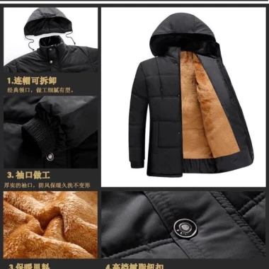 Áo Phao Nam Lót Lông Cực Dày - Sập Sàn Giảm 53k Còn 265k - Size 55-100kg