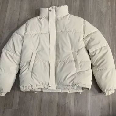 Áo Phao Nữ Croptop Nhung Lì Dây Rút Eo - Giảm 20% Còn 157k 12