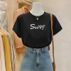 Áo phông nữ dáng vừa NA01 thun cotton Loza G155 - Giá 165.000, ưu đãi giảm giá 3