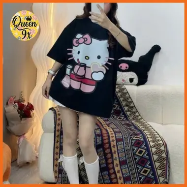 Áo Phông Nữ Kity Dễ Thương Form Rộng Tay Lỡ Giá Cực Sốt 39k - 49920 Giảm Giá 17 Áo Phông Nữ Kity Dễ Thương Form Rộng Tay Lỡ Giá Cực Sốt 39k - 49920 Giảm Giá 17