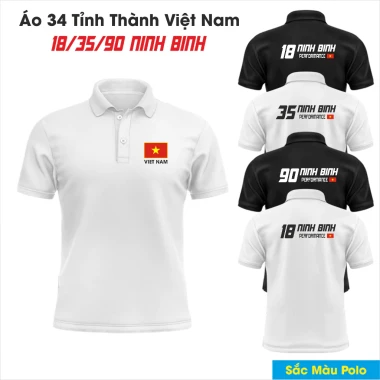 Áo Polo Ninh Bình Performance 34 Tỉnh - Chất Vải Cá Sấu - Giảm 26% còn 119k 2 Áo Polo Ninh Bình Performance 34 Tỉnh - Chất Vải Cá Sấu - Giảm 26% còn 119k 2