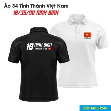 Áo Polo Ninh Bình Performance 34 Tỉnh - Chất Vải Cá Sấu - Giảm 26% còn 119k 3 Áo Polo Ninh Bình Performance 34 Tỉnh - Chất Vải Cá Sấu - Giảm 26% còn 119k 3