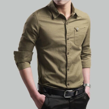 Áo sơ mi cotton dài tay màu trơn nam – Thời trang công sở, giảm còn 368.893₫ 3 Áo sơ mi cotton dài tay màu trơn nam – Thời trang công sở, giảm còn 368.893₫ 3