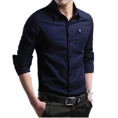 Áo sơ mi cotton dài tay màu trơn nam – Thời trang công sở, giảm còn 368.893₫ 4 Áo sơ mi cotton dài tay màu trơn nam – Thời trang công sở, giảm còn 368.893₫ 4
