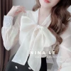 Áo sơ mi nơ trơn siêu xinh, giá chỉ 138.000 - Hàng đẹp, thời trang công sở nữ 6