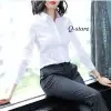 Áo Sơ Mi Nữ Công Sở Trắng Dài Tay Dáng Hàn Quốc Giảm 10% - 161k 4