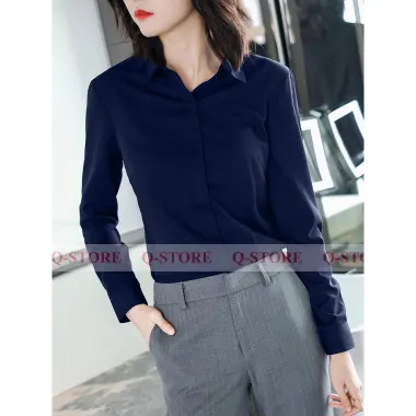 Áo Sơ Mi Nữ Công Sở Trắng Dài Tay Dáng Hàn Quốc Giảm 10% - 161k 7 Áo Sơ Mi Nữ Công Sở Trắng Dài Tay Dáng Hàn Quốc Giảm 10% - 161k 7