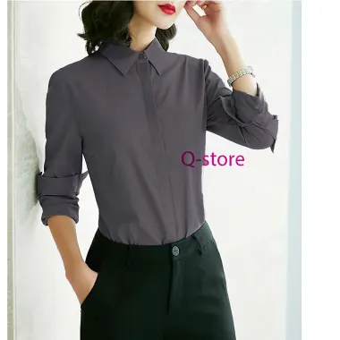 Áo Sơ Mi Nữ Công Sở Trắng Dài Tay Dáng Hàn Quốc Giảm 10% - 161k 10 Áo Sơ Mi Nữ Công Sở Trắng Dài Tay Dáng Hàn Quốc Giảm 10% - 161k 10