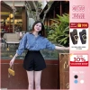 Áo sơ mi nữ dài tay họa tiết kẻ caro form dáng basic thiết kế phong cách công sở trẻ trung cá tính Jeansuto HCOM25.082