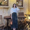 Áo sơ mi thô trơn Hàn form rộng 2 túi pastel đuôi tôm oversize dài tay dày dặn ulzzang HQ 6.006 295.000 2