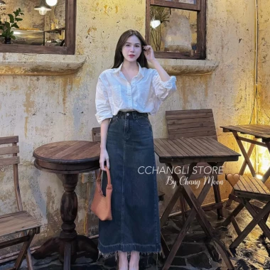 Áo sơ mi thô trơn Hàn form rộng 2 túi pastel đuôi tôm oversize dài tay dày dặn ulzzang HQ 6.006 295.000 2
